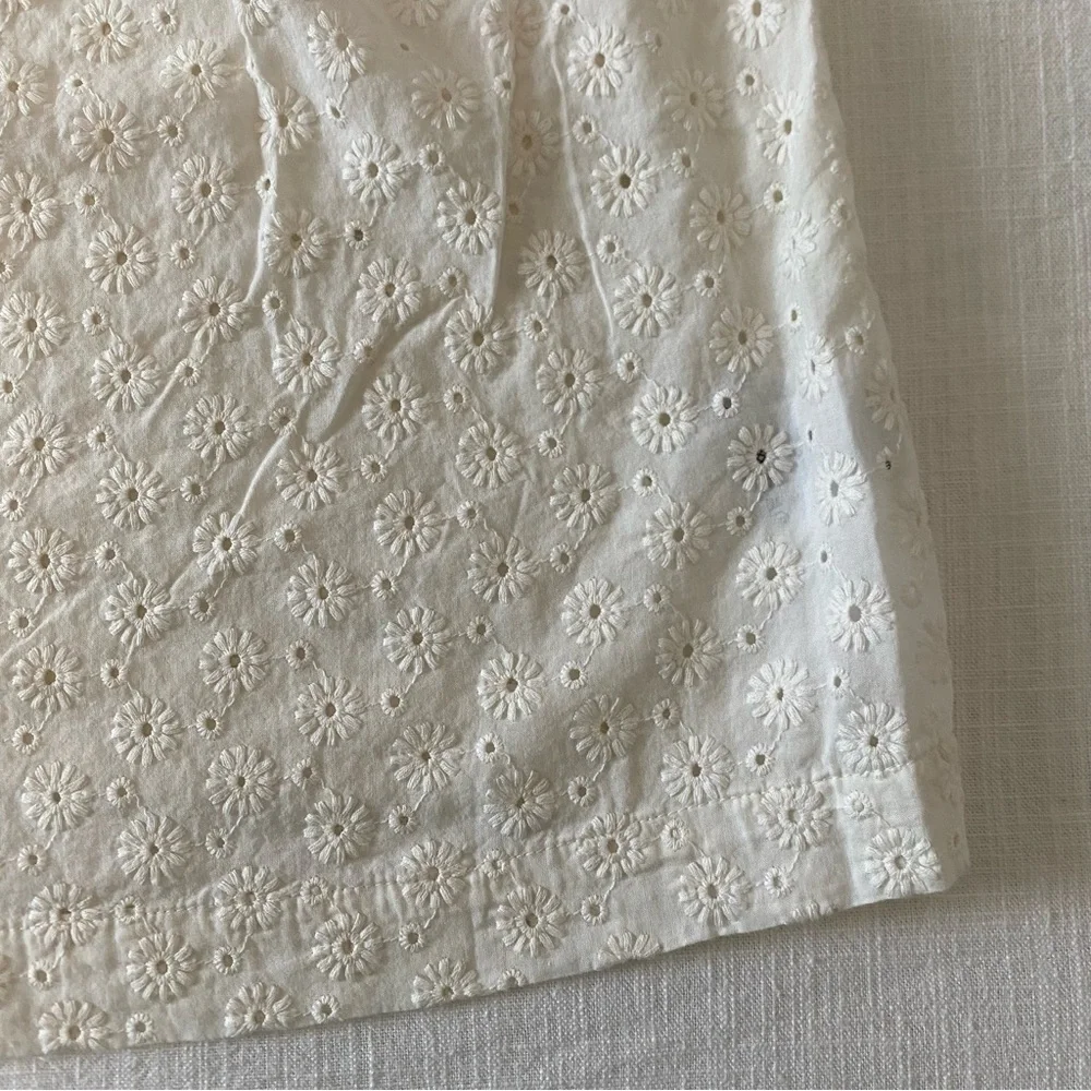 Madewell Eyelet Puff Sleeve Blouse